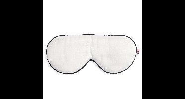 White Lotus Anti Aging holistisch zijden oogmasker – van 19 momme moerbeien zijde voor tijdens het slapen. Helpt bij dikke ogen en rimpels onder de ogen. Geheel verduisterend voor een goede nachtrust. Verpakt in luxe geschenkdoos. Kleur: Wit.