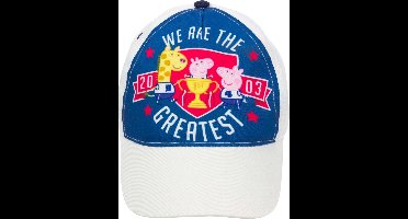 Witte pet van Peppa George, 54 cm