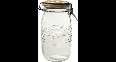 Gusta - Voorraadpot OF - Glas - 1.5 liter