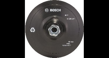 Bosch Schuurschijf - Rubber - Klithechtsysteem - 125 mm