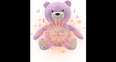 Knuffel projector Baby Bear First Dreams roze