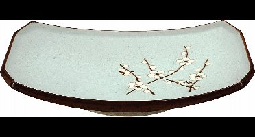 Tokyo Design Studio - Soshun Diep Vierkant Bord - 22x15cm Kersenbloesemprint