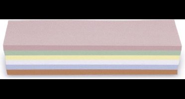 Magnetoplan 112501510 Presentatiekaart Roze Groen Geel Wit Blauw Oranje Rechthoekig 200 Mm X 100 Mm 250 Stuks/Pak 1 Pack