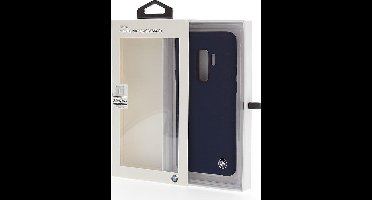 Blauw hoesje BMW - Backcover - Soft Touch - Leer - Galaxy S9 Plus - BMW Edition