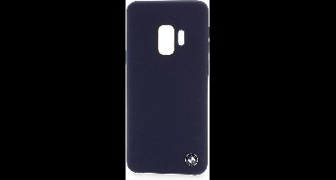 Blauw hoesje BMW - Backcover - Soft Touch - Leer - Galaxy S9 - BMW Edition