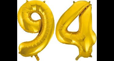 Folieballon nr. 94 Goud 86cm