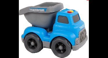 Mini Club Road Truck - Transportwagen met licht en geluid - 16 cm