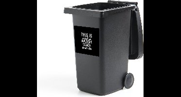 Container sticker Quotes - This is what an awesome Coach looks like - Trainer - 40x40 cm - Kliko sticker