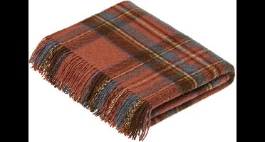 Plaid Tartan Antique Royal Stewart - Merino Lamswol - 140x185 - Bronte by Moon Scotland