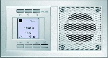 Peha Inbouwradio in Aura Design, D 20.485.70 RADIO