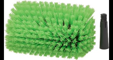 Professionele Vijfzijdige Harde Borstel - 25cm - Groen