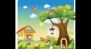 Schilderen Op Nummer voor kinderen - boer en beestjes- 20x20 cm - Hobbypakket -Verven - Kleuren met water - Jongens en meisjes - Geen batterijen