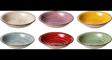 Studio Tavola Diepe Borden Rimini ø 21 cm - 6 stuks