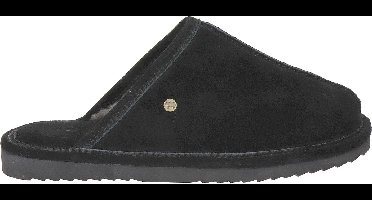 Warmbat Barron Suede Heren Pantoffels - Black - Maat 41