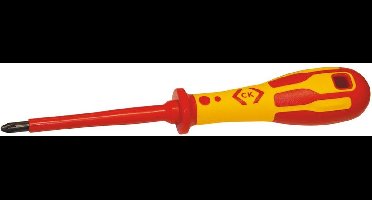 C.K T49143-1 VDE Kruiskop schroevendraaier PZ 1 Koplengte: 80 mm DIN ISO 8764, DIN EN 60900