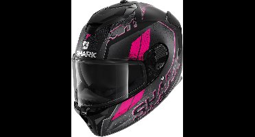 SHARK SPARTAN GT RYSER Motorhelm Integraalhelm Mat Zwart Antraciet Violet - Maat L