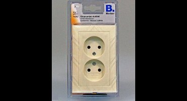 Berker Wandcontactdoos s1 Dubbel