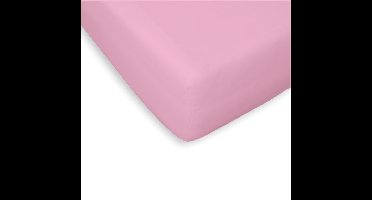 Briljant Baby Jersey Ledikant Hoeslaken - Licht roze 60 x 120 cm