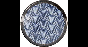 Tokyo Design Studio – Aisai Seigaiha – Ontbijtbord – 22.7×3.1cm