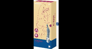 Satisfyer, A-punt vibrator, 'A-Mazing 2, 22 cm', waterdicht, oplaadbaar, flexibele punt