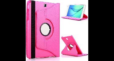 LuxeBass Hoesje geschikt voor Samsung Galaxy Tab S2 8.0 inch (SM-T710 / T715)Tablet Case met 360 graden draaistand cover hoesje - Roze