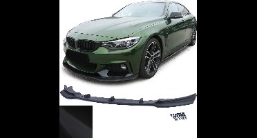 Splitter Spoiler Voor Bmw 4 Serie F32 F33 F36 M Pakket Mat Zwart 420 430 435 M4