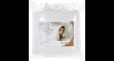 Mood!t Dekbed - White Effen Polyester - B 200 x L 220 cm - 2-persoons 4-seizoenen/Machinewasbaar - 224281-200 x 220 cm