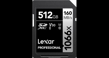 Lexar SDXC Professional UHS-I 1066x 512GB V30