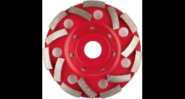 Parkside Diamant Komschijf - Schurend - Toepassing: natuursteen, beton, metselwerk, dekvloer, tegellijm - Diameter: 125 mm - Boring: 22,23 mm - Geschikt voor alle gangbare haakse slijpers - Met boring – geschikt voor gebruik met afzuigkappen