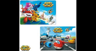 Super Wings - Super Wings 3D placemat- 2 stuks