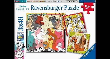 Ravensburger puzzel Disney Multiproperty - 3x49 stukjes - kinderpuzzel