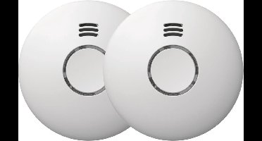 Profile Optical Rookmelder 85dB Draadloos Koppelbaar Kit 2 Stuks