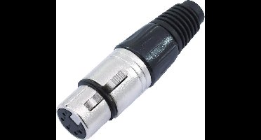 OMNITRONIC XLR socket 5pin bk