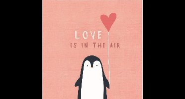 Chic.mic Canvas Schilderij 20 X 20 X 4 Cm Pingu