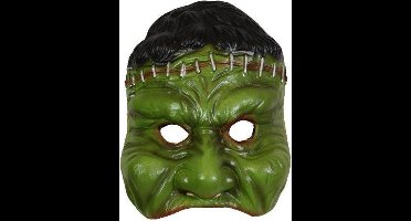 Witbaard Verkleedmasker Monster Rubber Groen One-size