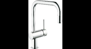 GROHE Minta keukenkraan - draaibare U-uitloop - uittrekbare handdouche - chroom - 32067000