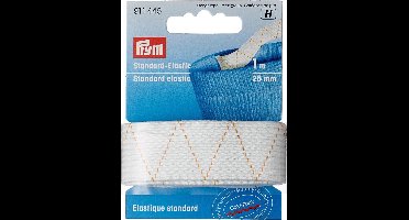 Standaard elastiek 25 mm wit 1 m - Elastiek - Prym