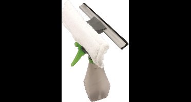 Lifetime Clean Raamreinigingsset 24,5 Cm Pvc Grijs/groen 3-delig