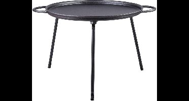 Esschert Design - Pizza bakplaat van gietijzer - Heat - Staal - Zwart