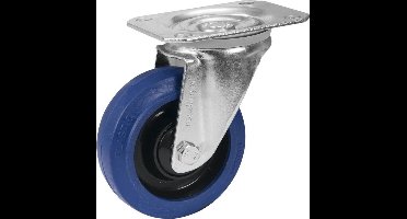 Roadinger zwenkwielen RD-100 100mm blauw