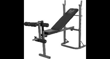 Gyronetics Halterbank - Fitnessbank - Met Leg Curl - Belastbaar tot 160 kg - Opklapbaar