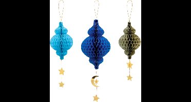 Boland - Set 3 hangdecoraties Eid Mubarak - Geen thema - Ramadan versiering