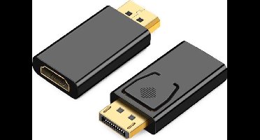 Heble® - Displayport naar HDMI Adapter - Plug & Play - Desktop & Laptops - Full HD - 1080p - Beamer & Projector