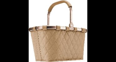 Reisenthel Carrybag Boodschappenmand - 22L - Rhombus Ginger Frame Beige