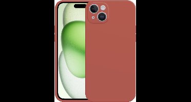 Just in Case hoesje geschikt voor iPhone 15 Plus Hoesje - Color Backcover - Rood