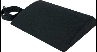 Steunkussen rug met band - Zwart - Sundo Homecare