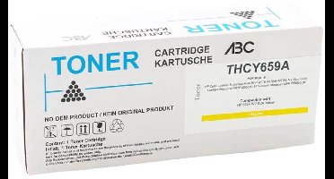 ABC huismerk toner geschikt voor HP 659A W2012A M776 M856 geel