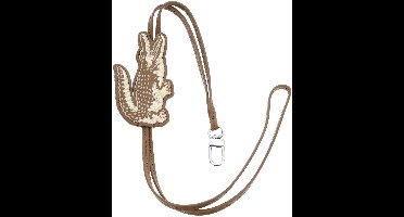 LACOSTE sleutelhanger Bag Charm Cookie Taupe