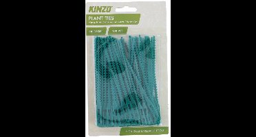 Kinzo Plantbinders Plant Ties - Plantenclips voor Planten Vastbinden - Plantenbinder voor Plantensteunen - Tuinclips voor Klimplanten Clips - 100 Stuks - Ca. 13 cm - Groen