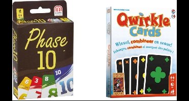 Spellenbundel - Kaartspel - 2 stuks - Phase 10 & Qwirkle Kaartspel